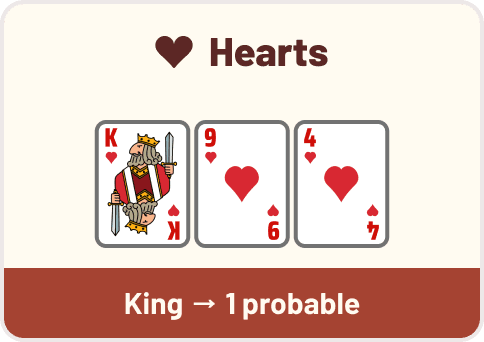 Hearts hand example